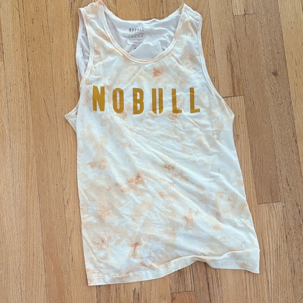 NOBULL Orange Tie-Dye Tank